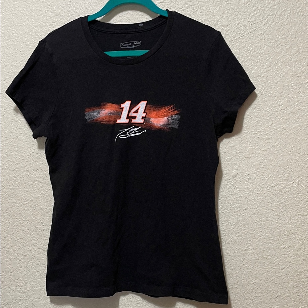 Stewart Haas Racing  Women's Tony Stewart Black T Shirts. Good Condition NWT. xx
